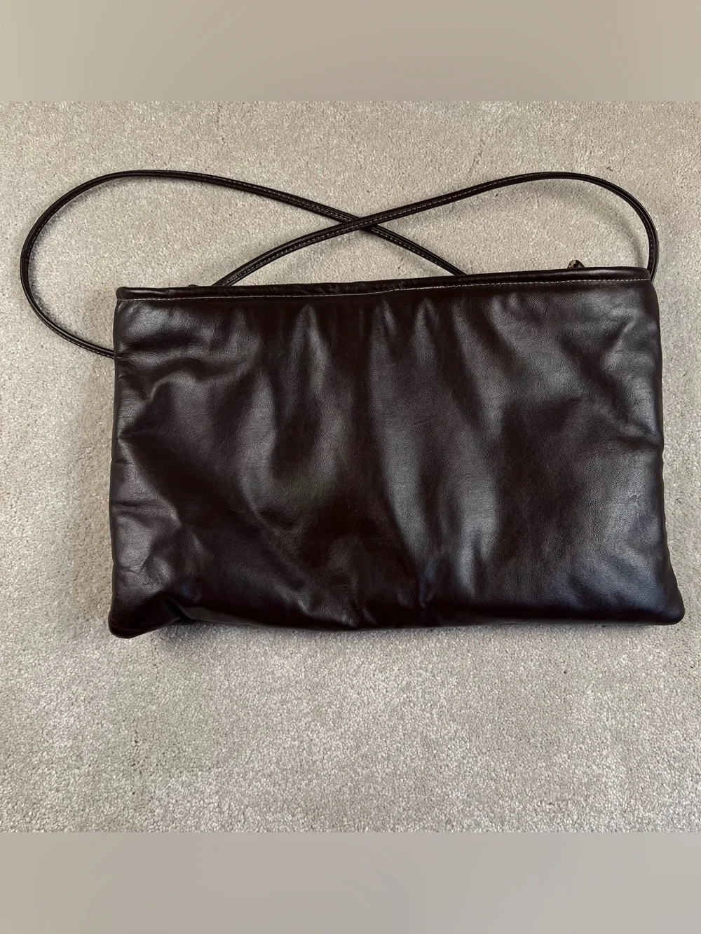 Vintage Pruse Genuine Leather Made in USA Brown Studded - Picture 2 of 10